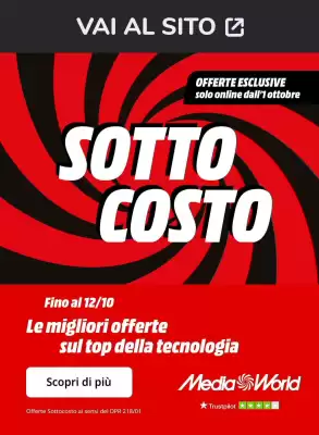 Volantino MediaWorld (valido fino al 12-10)