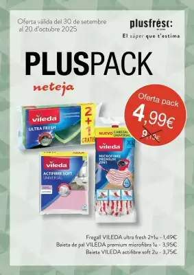 Folleto Plusfresc (válido hasta el 20-10)