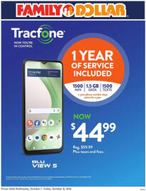 Family Dollar weekly ad Page 1