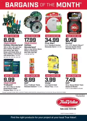 True Value weekly ad (valid until 1-11)