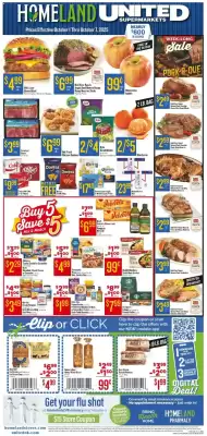 Homeland Market weekly ad (valid until 8-10)