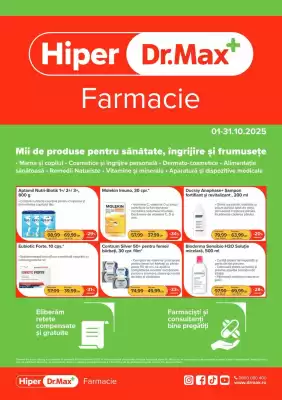 Catalog Dr.Max (valid până la 31-10)