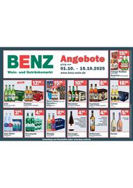 Benz Getränke Prospekt Seite 1