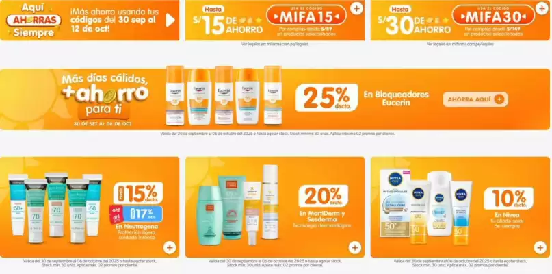 Catálogo Mifarma (válido hasta 6-10)