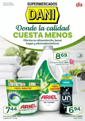 Folleto Supermercados Dani (válido hasta el 30-10)