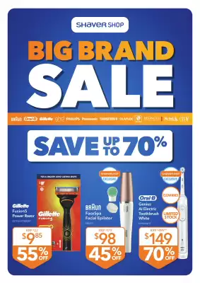 Shaver Shop catalogue (valid until 28-10)