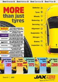 Jax Tyres catalogue Page 1