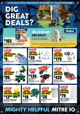 Mitre 10 catalogue (valid until 19-10)