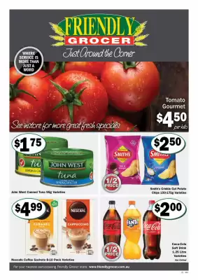 Friendly Grocer catalogue (valid until 7-10)