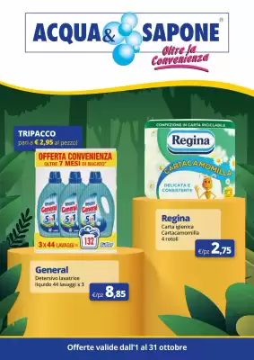 Volantino Acqua & Sapone (valido fino al 31-10)