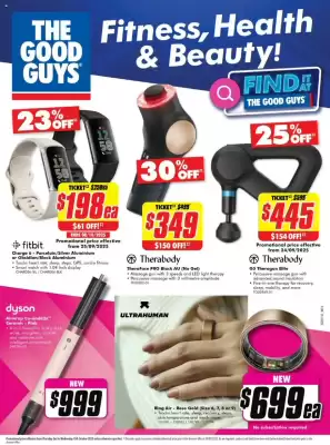 The Good Guys catalogue (valid until 15-10)