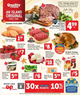 Quality Foods flyer (valid until 8-10)