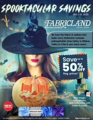 Fabricland flyer (valid until 1-11)