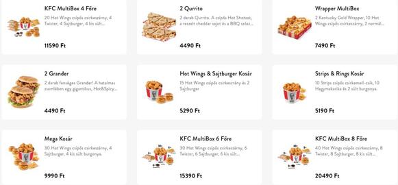 KFC akciós újság Oldal 1