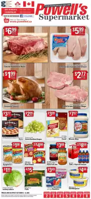 Powell's Supermarket flyer (valid until 8-10)