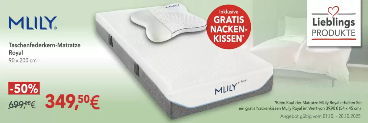 Matratzen Concord Prospekt (gültig bis 28-10)