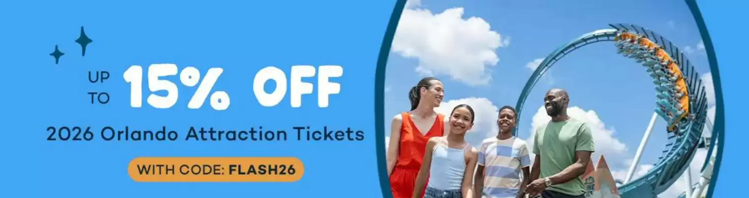 Attraction Tickets leaflet (valid until 1-01)