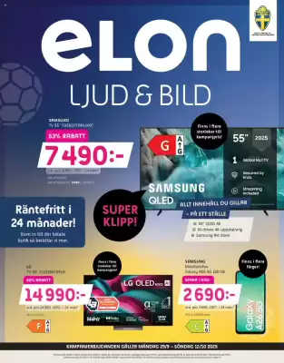 Elon reklamblad (giltig till och med 12-10)