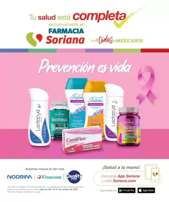 Catálogo Farmacia Soriana (válido hasta 31-10)