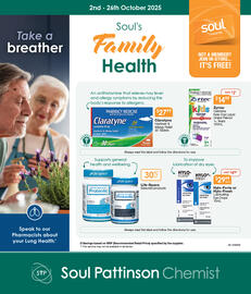 Soul Pattinson Chemist catalogue Page 1