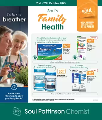 Soul Pattinson Chemist catalogue (valid until 26-10)