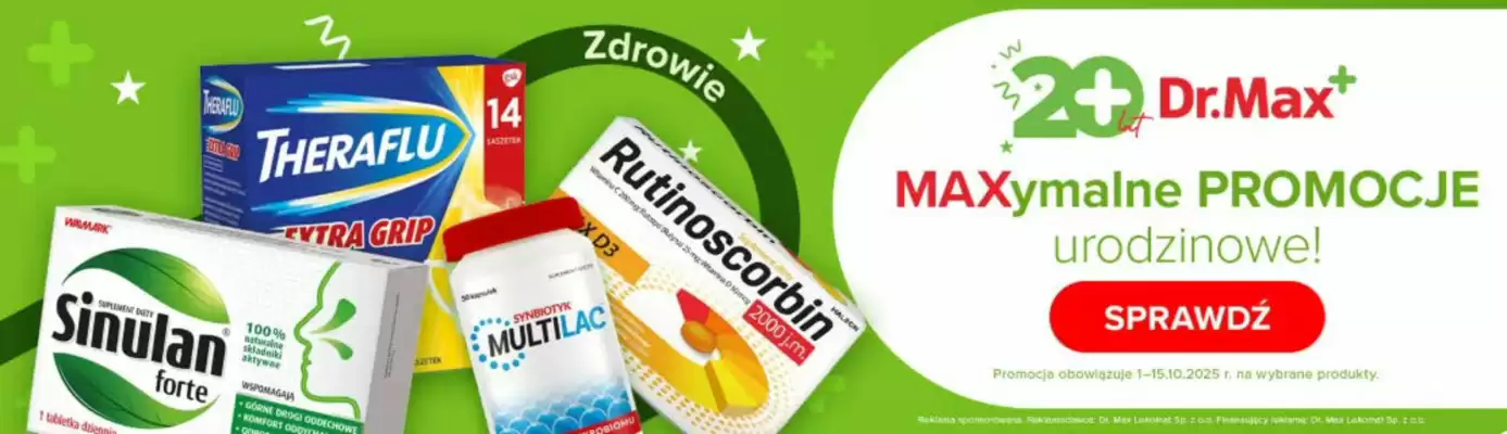 Drogeria Dr.Max gazetka (ważność do 15-10)