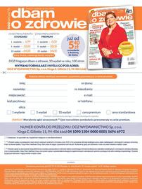 Dbam o Zdrowie gazetka Strona 72