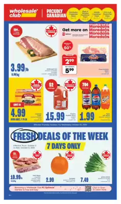 Wholesale Club flyer
