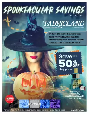 Fabricland flyer (valid until 9-10)