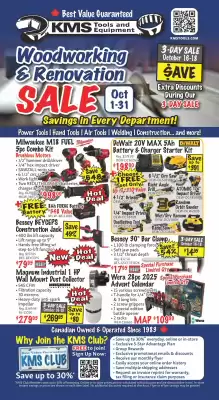 KMS Tools flyer (valid until 9-10)