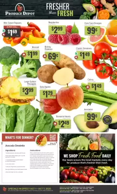 Produce Depot flyer (valid until 31-10)