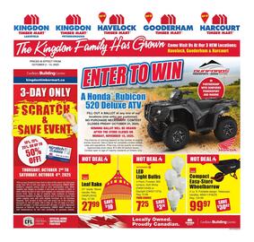 Timber Mart flyer Page 1