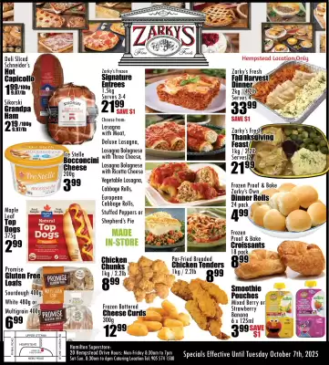 Zarky's flyer (valid until 31-10)