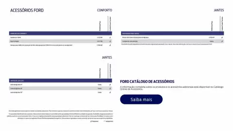 Folheto Ford Página 25