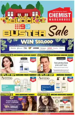 Chemist Warehouse catalogue (valid until 15-10)