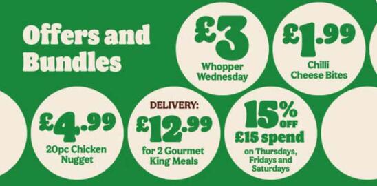 Burger King leaflet Page 1
