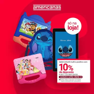 Encarte Lojas Americanas (válido até 13-10)