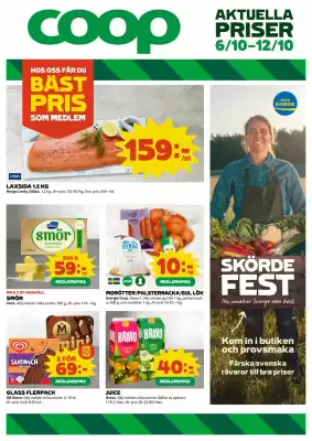 Coop reklamblad (giltig till och med 12-10)