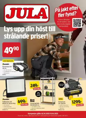 Jula reklamblad (giltig till och med 15-10)