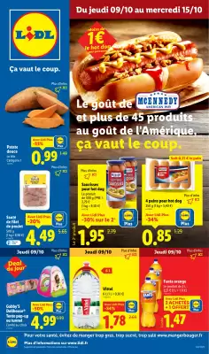 Catalogue Lidl (valable jusqu'au 15-10)