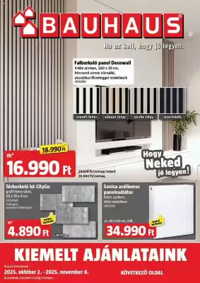 Bauhaus akciós újság (érvényes eddig: 4-11)