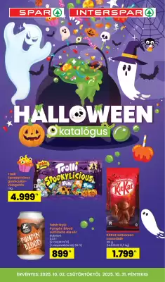 Spar akciós újság (érvényes eddig: 31-10)