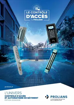Catalogue Prolians (valable jusqu'au 31-12)