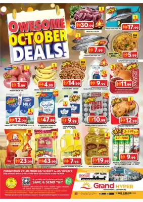 Grand Hyper Market catalogue (valid until 5-10)