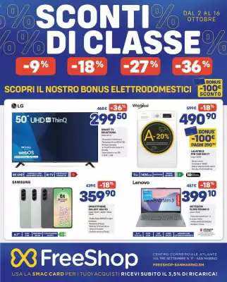 Volantino FreeShop (valido fino al 16-10)