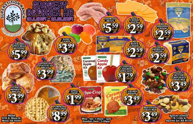 Superstition Ranch Farmers Market weekly ad (valid until 31-10)