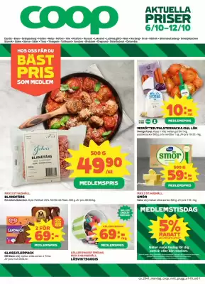 Coop reklamblad (giltig till och med 12-10)