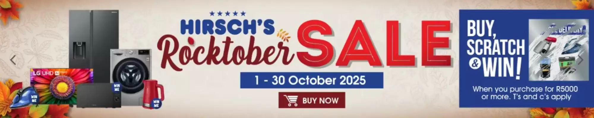 Hirsch's catalogue (valid until 30-10)