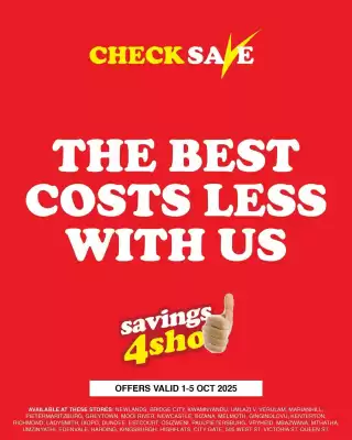 Check Save catalogue (valid until 5-10)