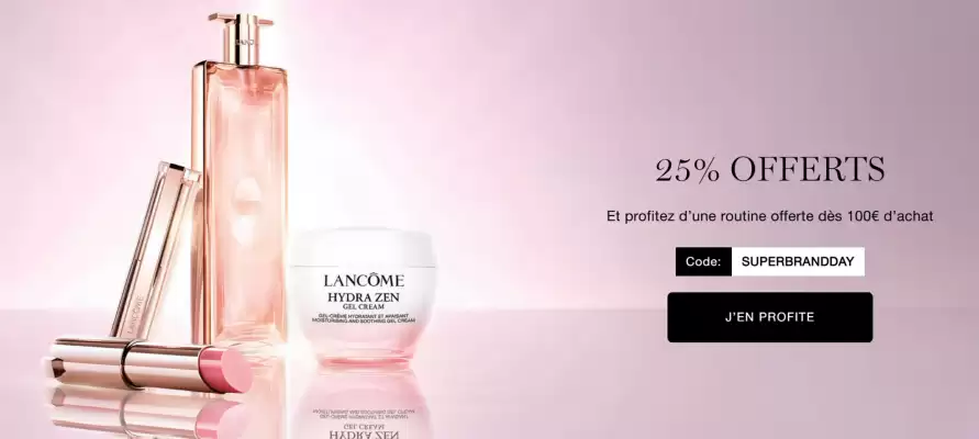 Catalogue Lancôme (valable jusqu'au 31-10)